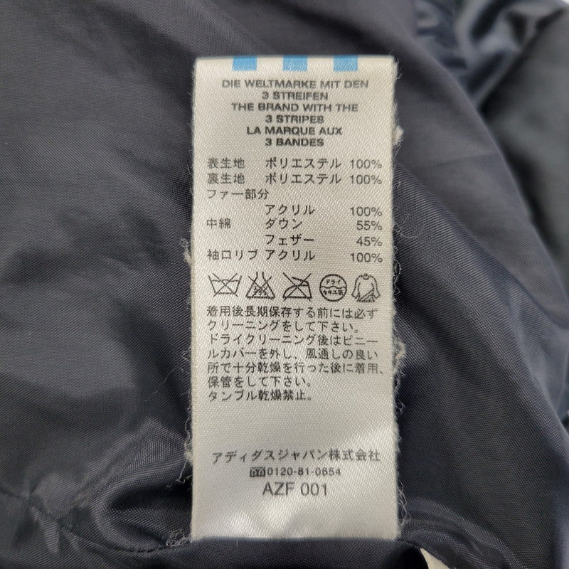 【中古品】【メンズ】 ADIDAS アディダス 594176 DOWN JACKET ダウン ジャケット アウター 148-261003-yn-04-izu サイズ：O カラー：ブラック 万代Net店