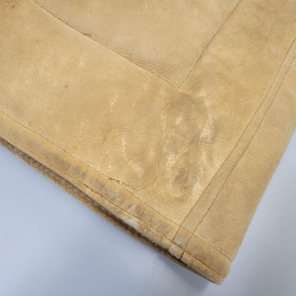 【現状渡し品】【メンズ】 VINTAGE イングランド製 80’S SHEEPSKIN MOUTON JACKET シープスキン マウンテン ジャケット アウター 146-261003-yn-06-izu サイズ：40 カラー：キャメル系 万代Net店