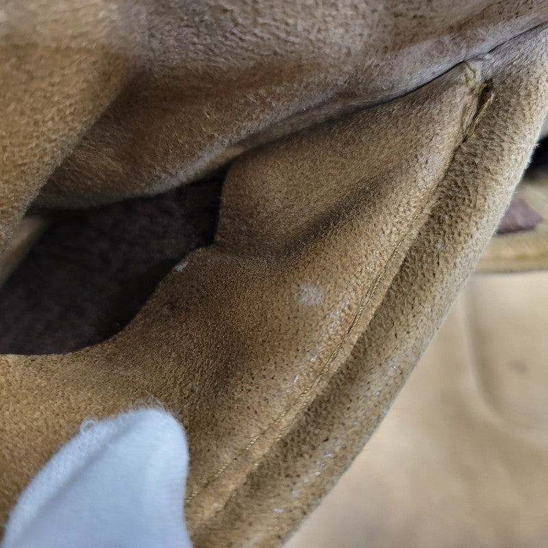【現状渡し品】【メンズ】 VINTAGE イングランド製 80’S SHEEPSKIN MOUTON JACKET シープスキン マウンテン ジャケット アウター 146-261003-yn-06-izu サイズ：40 カラー：キャメル系 万代Net店