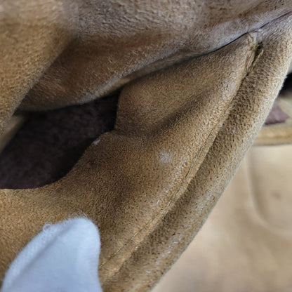 【現状渡し品】【メンズ】 VINTAGE イングランド製 80’S SHEEPSKIN MOUTON JACKET シープスキン マウンテン ジャケット アウター 146-261003-yn-06-izu サイズ：40 カラー：キャメル系 万代Net店