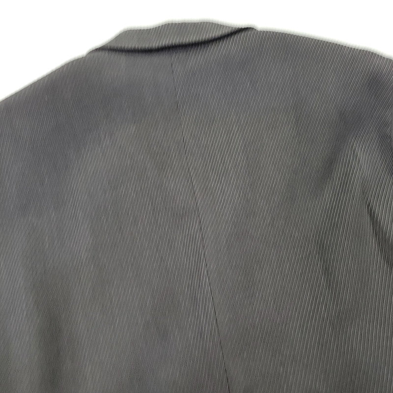 【中古品】【メンズ】 EMPORIO ARMANI エンポリオ・アルマーニ 20052 イタリア製 STRIPE SINGLE SUIT ストライプ シングル スーツ 141-261017-kh-10-izu サイズ：48 カラー：ブラック 万代Net店