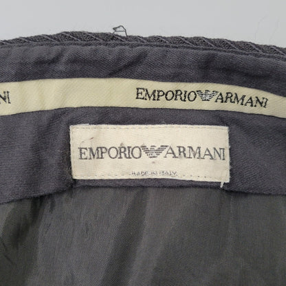 【中古品】【メンズ】 EMPORIO ARMANI エンポリオ・アルマーニ 20052 イタリア製 STRIPE SINGLE SUIT ストライプ シングル スーツ 141-261017-kh-10-izu サイズ：48 カラー：ブラック 万代Net店
