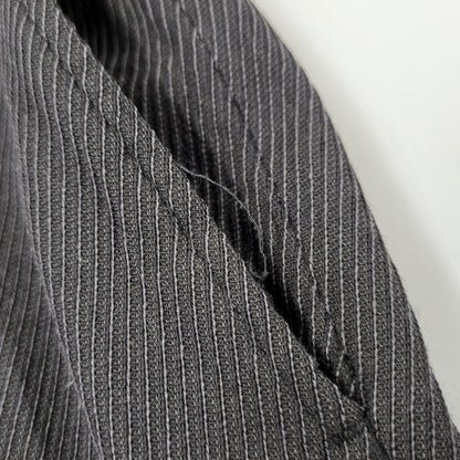 【中古品】【メンズ】 EMPORIO ARMANI エンポリオ・アルマーニ 20052 イタリア製 STRIPE SINGLE SUIT ストライプ シングル スーツ 141-261017-kh-10-izu サイズ：48 カラー：ブラック 万代Net店
