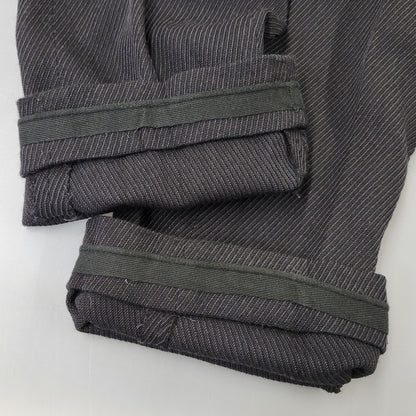 【中古品】【メンズ】 EMPORIO ARMANI エンポリオ・アルマーニ 20052 イタリア製 STRIPE SINGLE SUIT ストライプ シングル スーツ 141-261017-kh-10-izu サイズ：48 カラー：ブラック 万代Net店