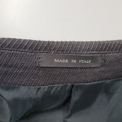 【中古品】【メンズ】 EMPORIO ARMANI エンポリオ・アルマーニ 20052 イタリア製 STRIPE SINGLE SUIT ストライプ シングル スーツ 141-261017-kh-10-izu サイズ：48 カラー：ブラック 万代Net店