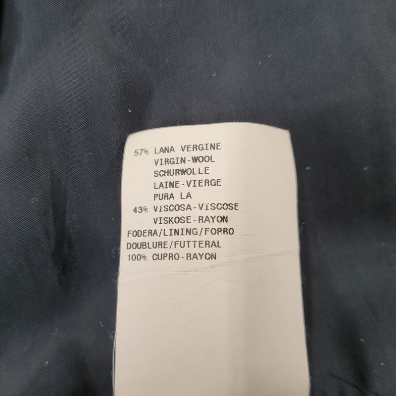 【中古品】【メンズ】 EMPORIO ARMANI エンポリオ・アルマーニ 20052 イタリア製 STRIPE SINGLE SUIT ストライプ シングル スーツ 141-261017-kh-10-izu サイズ：48 カラー：ブラック 万代Net店