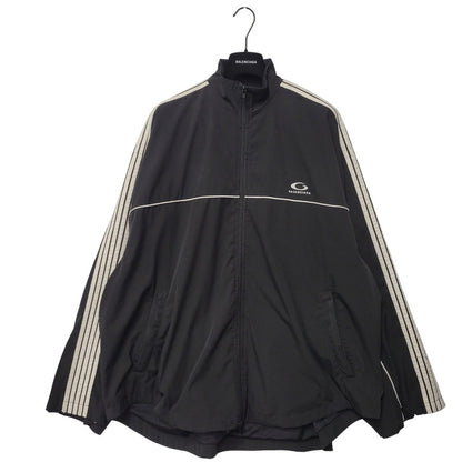 【中古品】【メンズ】 BALENCIAGA バレンシアガ 831361 LARGE TRACKSUIT JACKET ラージ トラックスーツ ジャケットトップス 141-261007-sm-15-izu サイズ：44 カラー：ブラック 万代Net店