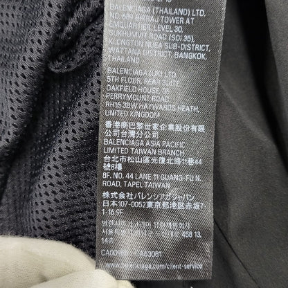 【中古品】【メンズ】 BALENCIAGA バレンシアガ 831361 LARGE TRACKSUIT JACKET ラージ トラックスーツ ジャケットトップス 141-261007-sm-15-izu サイズ：44 カラー：ブラック 万代Net店