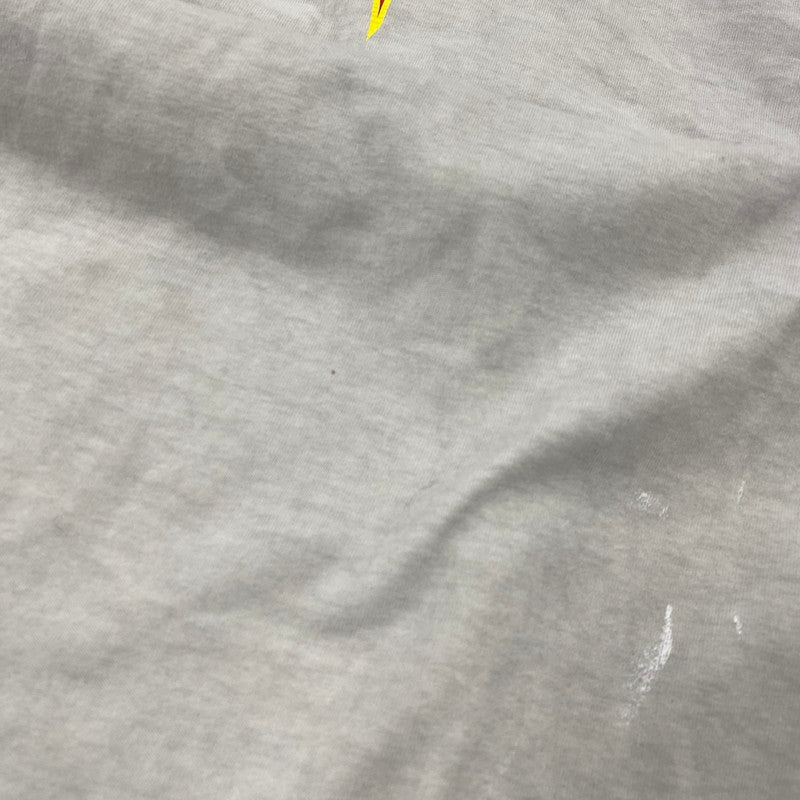 【中古品】【メンズ】 BALENCIAGA バレンシアガ 698089 22SS METAL DOUBLE SLEEVE TEE メタル ダブル スリーブ Tシャツ 長袖 トップス 141-261027-yn-04-izu サイズ：L カラー：グレー×ホワイト 万代Net店