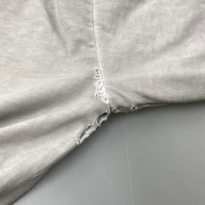 【中古品】【メンズ】 BALENCIAGA バレンシアガ 698089 22SS METAL DOUBLE SLEEVE TEE メタル ダブル スリーブ Tシャツ 長袖 トップス 141-261027-yn-04-izu サイズ：L カラー：グレー×ホワイト 万代Net店