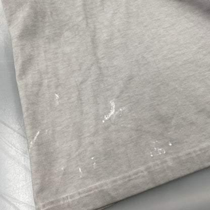 【中古品】【メンズ】 BALENCIAGA バレンシアガ 698089 22SS METAL DOUBLE SLEEVE TEE メタル ダブル スリーブ Tシャツ 長袖 トップス 141-261027-yn-04-izu サイズ：L カラー：グレー×ホワイト 万代Net店