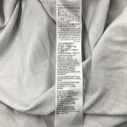 【中古品】【メンズ】 BALENCIAGA バレンシアガ 698089 22SS METAL DOUBLE SLEEVE TEE メタル ダブル スリーブ Tシャツ 長袖 トップス 141-261027-yn-04-izu サイズ：L カラー：グレー×ホワイト 万代Net店