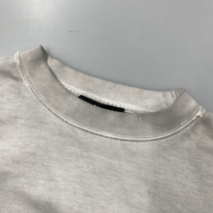 【中古品】【メンズ】 BALENCIAGA バレンシアガ 698089 22SS METAL DOUBLE SLEEVE TEE メタル ダブル スリーブ Tシャツ 長袖 トップス 141-261027-yn-04-izu サイズ：L カラー：グレー×ホワイト 万代Net店