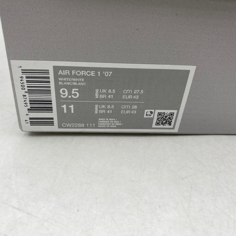 【中古美品】【メンズ】 NIKE ナイキ CW2288-111 AIR FORCE 1 LOW '07 "WHITE WHITE" スニーカー 靴 160-261002-sm-08-izu サイズ：27.5ｃｍ カラー：WHITE 万代Net店