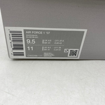 【中古美品】【メンズ】 NIKE ナイキ CW2288-111 AIR FORCE 1 LOW '07 "WHITE WHITE" スニーカー 靴 160-261002-sm-08-izu サイズ：27.5ｃｍ カラー：WHITE 万代Net店