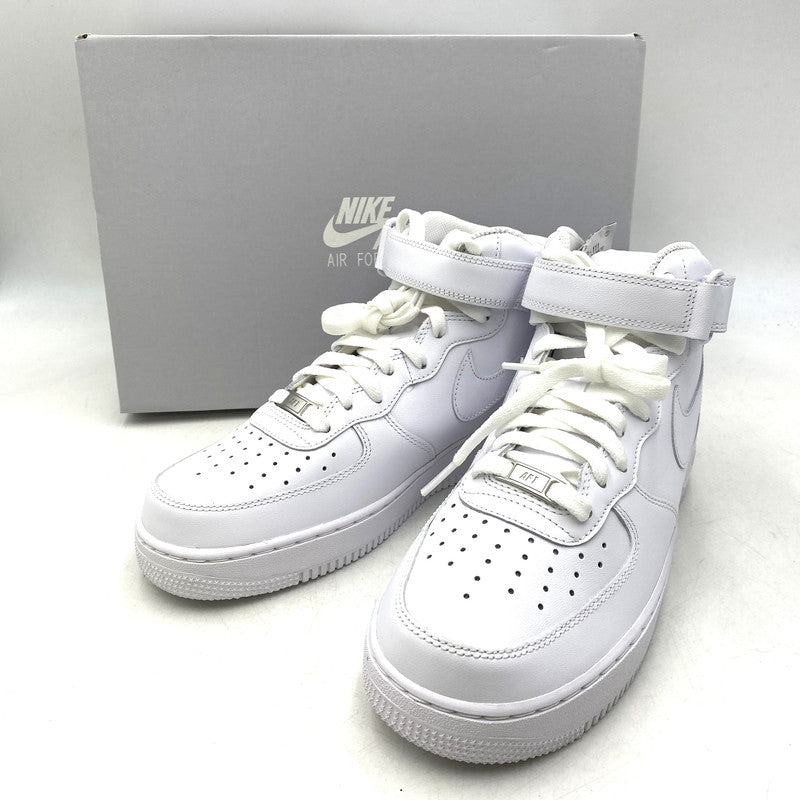 【中古美品】【メンズ】 NIKE ナイキ CW2289-111 AIR FORCE 1 MID '07 "WHITE" スニーカー 靴 160-261002-sm-07-izu サイズ：27.5ｃｍ カラー：WHITE 万代Net店