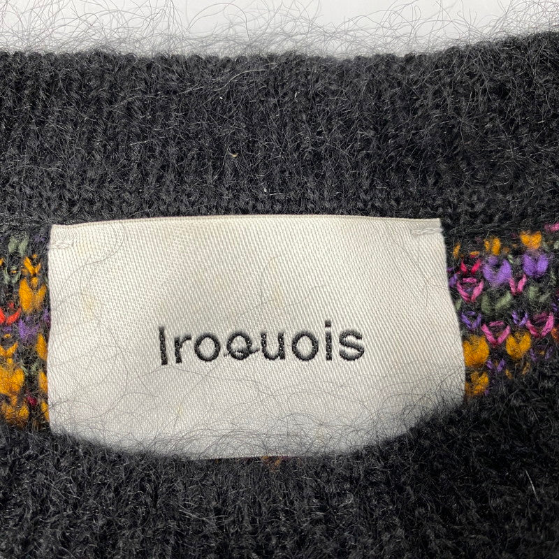 【中古品】【メンズ】 IROQUOIS イロコイ 280200 20AW TIE DYE JQ KNIT タイダイ ジャカード ニット トップス 長袖 140-261003-ya-07-izu サイズ：1 カラー：マルチ 万代Net店