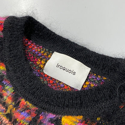 【中古品】【メンズ】 IROQUOIS イロコイ 280200 20AW TIE DYE JQ KNIT タイダイ ジャカード ニット トップス 長袖 140-261003-ya-07-izu サイズ：1 カラー：マルチ 万代Net店
