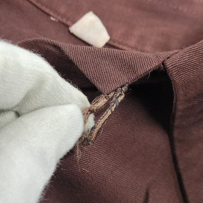 【中古品】【メンズ】 JOHN BLYE ジョンブルー SHIRT シャツ トップス 長袖 146-261007-sm-18-izu サイズ：M カラー：ブラウン 万代Net店