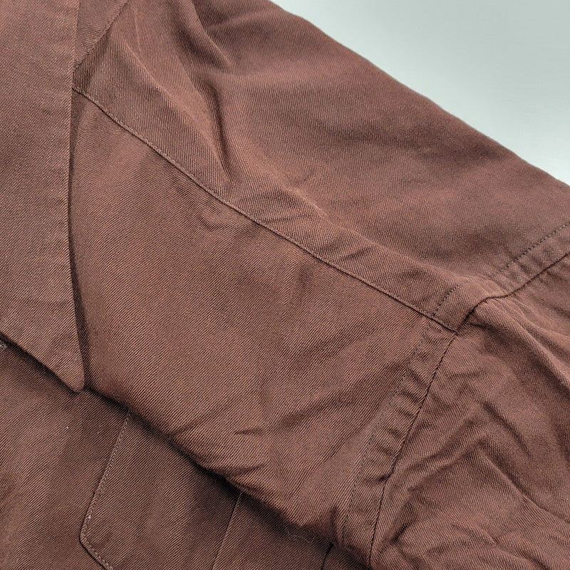 【中古品】【メンズ】 JOHN BLYE ジョンブルー SHIRT シャツ トップス 長袖 146-261007-sm-18-izu サイズ：M カラー：ブラウン 万代Net店