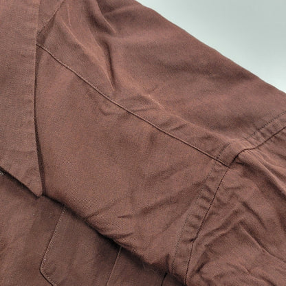 【中古品】【メンズ】 JOHN BLYE ジョンブルー SHIRT シャツ トップス 長袖 146-261007-sm-18-izu サイズ：M カラー：ブラウン 万代Net店