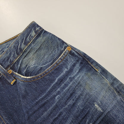 【中古品】【メンズ】 LEVI'S リーバイス USA製 復刻 67505 DENIM PANTS デニム パンツ ボトムス ズボン 157-261006-cs-08-izu サイズ：32×32 カラー：インディゴ 万代Net店