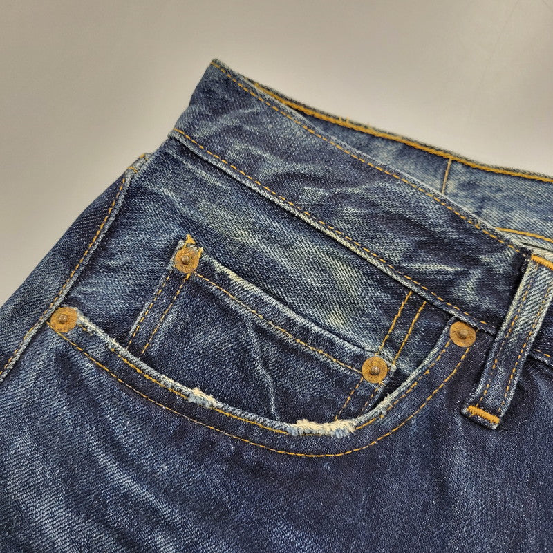 【中古品】【メンズ】 LEVI'S リーバイス USA製 復刻 67505 DENIM PANTS デニム パンツ ボトムス ズボン 157-261006-cs-08-izu サイズ：32×32 カラー：インディゴ 万代Net店
