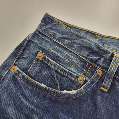 【中古品】【メンズ】 LEVI'S リーバイス USA製 復刻 67505 DENIM PANTS デニム パンツ ボトムス ズボン 157-261006-cs-08-izu サイズ：32×32 カラー：インディゴ 万代Net店