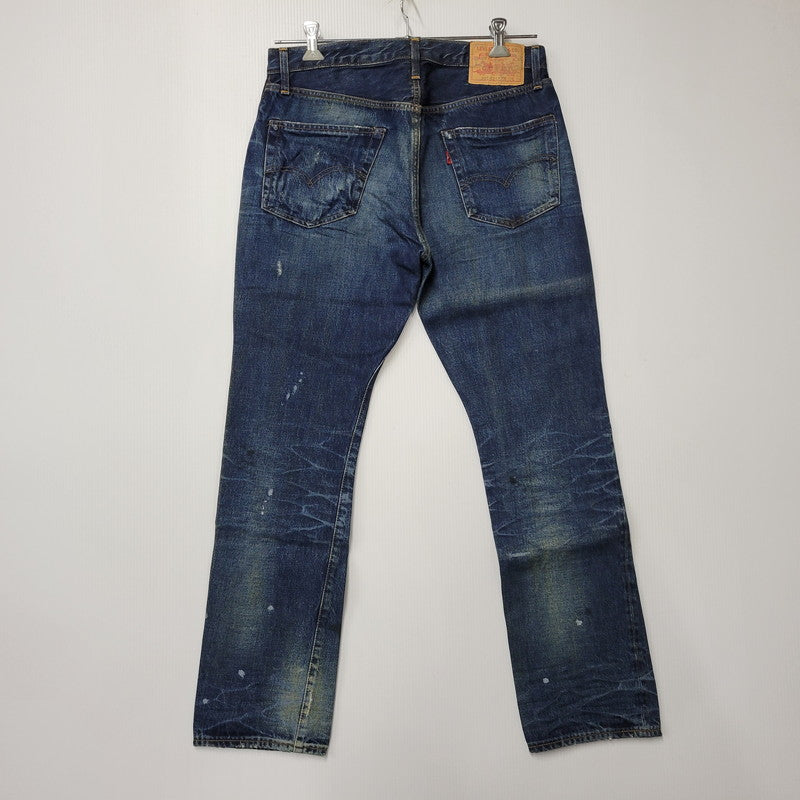 【中古品】【メンズ】 LEVI'S リーバイス USA製 復刻 67505 DENIM PANTS デニム パンツ ボトムス ズボン 157-261006-cs-08-izu サイズ：32×32 カラー：インディゴ 万代Net店