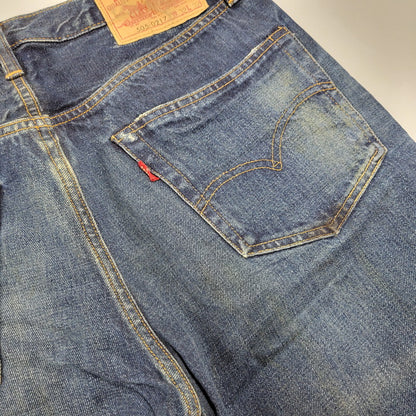 【中古品】【メンズ】 LEVI'S リーバイス USA製 復刻 67505 DENIM PANTS デニム パンツ ボトムス ズボン 157-261006-cs-08-izu サイズ：32×32 カラー：インディゴ 万代Net店