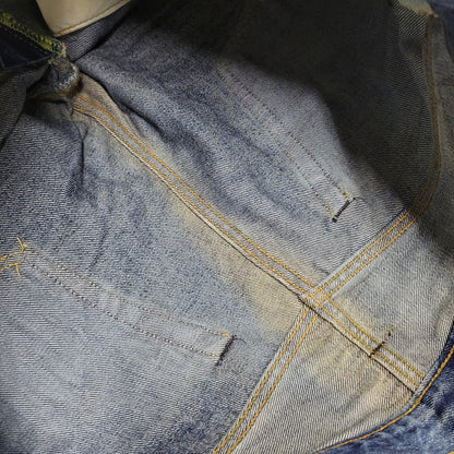 【中古品】【メンズ】 LEVI'S リーバイス USA製 復刻 67505 DENIM PANTS デニム パンツ ボトムス ズボン 157-261006-cs-08-izu サイズ：32×32 カラー：インディゴ 万代Net店