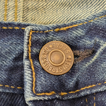 【中古品】【メンズ】 LEVI'S リーバイス USA製 復刻 67505 DENIM PANTS デニム パンツ ボトムス ズボン 157-261006-cs-08-izu サイズ：32×32 カラー：インディゴ 万代Net店