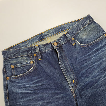 【中古品】【メンズ】 LEVI'S リーバイス USA製 復刻 67505 DENIM PANTS デニム パンツ ボトムス ズボン 157-261006-cs-08-izu サイズ：32×32 カラー：インディゴ 万代Net店