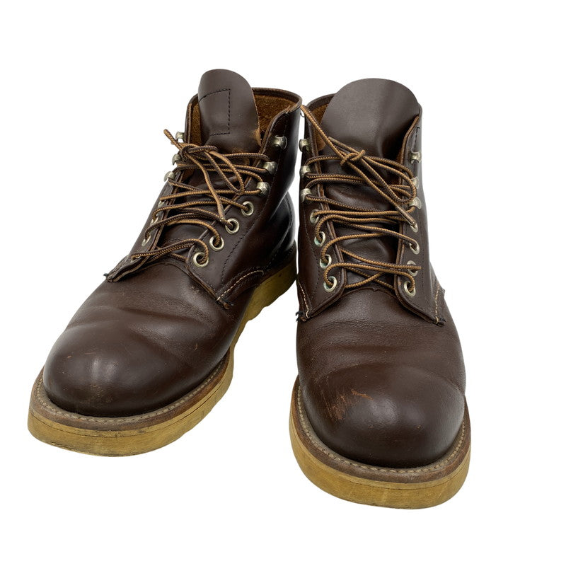 【中古品】【メンズ】 RED WING レッドウィング CLASSIC ROUND BOOTS "BROWN" ブーツ靴 164-261002-sm-03-izu サイズ：7 ½ カラー：BROWN 万代Net店
