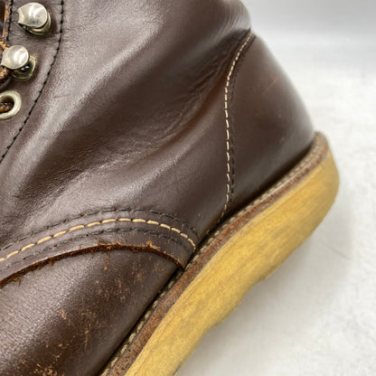 【中古品】【メンズ】 RED WING レッドウィング CLASSIC ROUND BOOTS "BROWN" ブーツ靴 164-261002-sm-03-izu サイズ：7 ½ カラー：BROWN 万代Net店