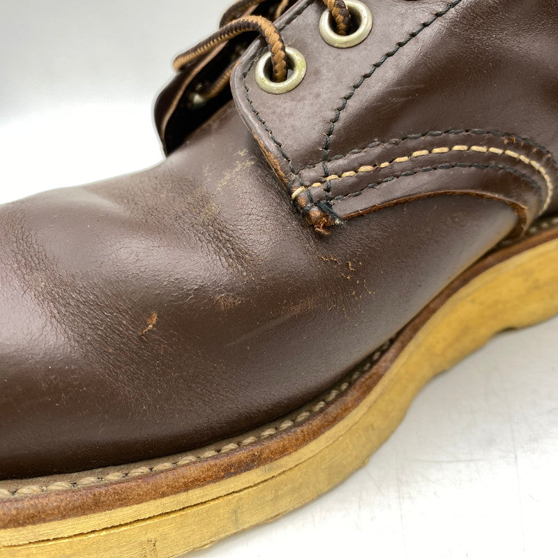 【中古品】【メンズ】 RED WING レッドウィング CLASSIC ROUND BOOTS "BROWN" ブーツ靴 164-261002-sm-03-izu サイズ：7 ½ カラー：BROWN 万代Net店
