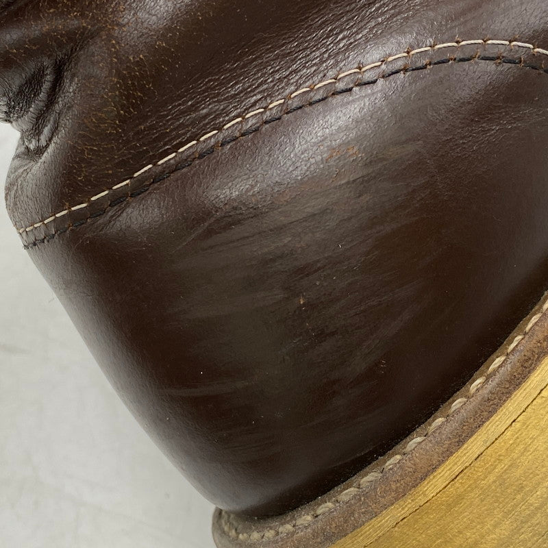 【中古品】【メンズ】 RED WING レッドウィング CLASSIC ROUND BOOTS "BROWN" ブーツ靴 164-261002-sm-03-izu サイズ：7 ½ カラー：BROWN 万代Net店