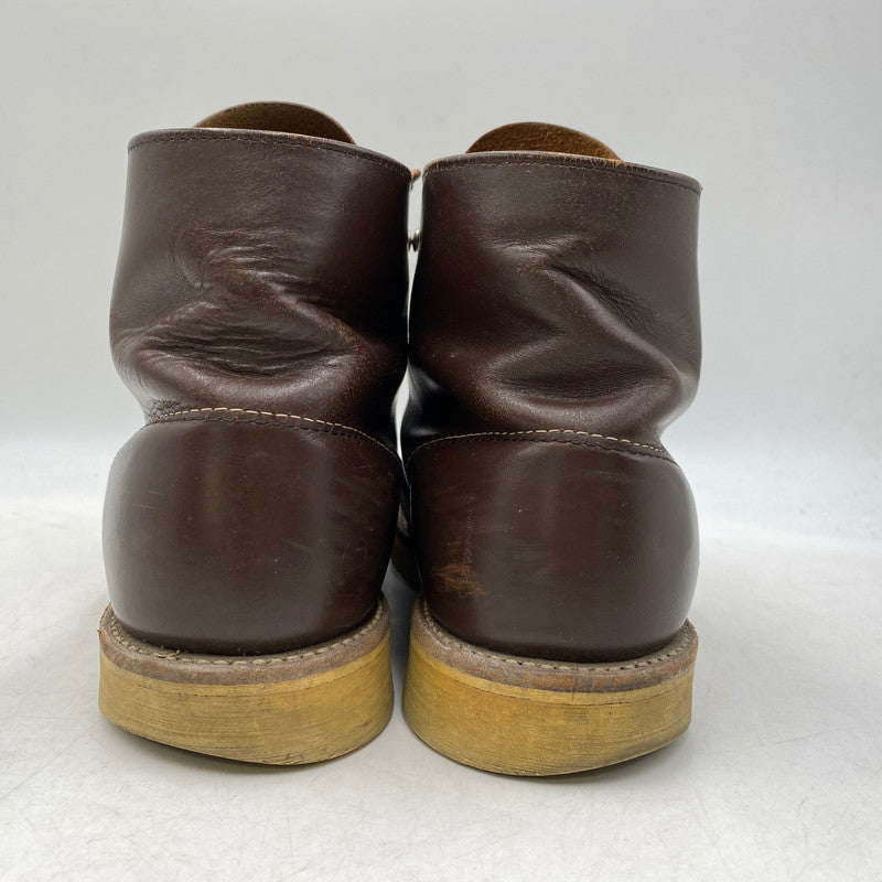 【中古品】【メンズ】 RED WING レッドウィング CLASSIC ROUND BOOTS "BROWN" ブーツ靴 164-261002-sm-03-izu サイズ：7 ½ カラー：BROWN 万代Net店