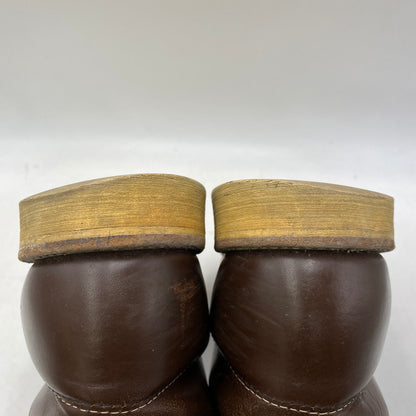 【中古品】【メンズ】 RED WING レッドウィング CLASSIC ROUND BOOTS "BROWN" ブーツ靴 164-261002-sm-03-izu サイズ：7 ½ カラー：BROWN 万代Net店