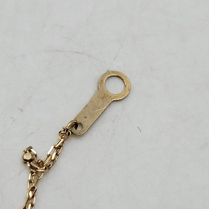 【中古品】【レディース】 4℃ ヨンドシー K10 STONE BRACELET ストーン ブレスレット アクセサリー 192-261006-cs-22-izu カラー：ゴールド 万代Net店