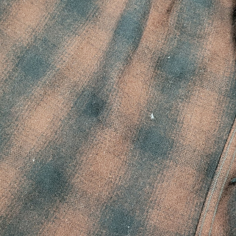 【中古品】【メンズ】 PENNY'S SPORTS ぺニーズ スポーツ OPEN COLLAR OMBRE CHECK SHIRT オープンカラー オンブレチェックシャツ 長袖 145-261008-as-12-izu サイズ：M カラー：ブラウン×ブラック 万代Net店