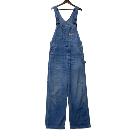 【中古品】【メンズ】 BIG MAC ビッグ マック 545-C1554N USA製 DENIM OVER ALL デニム オーバーオール ボトムス 157-261004-sm-18-izu サイズ：34×32 カラー：インディゴ 万代Net店
