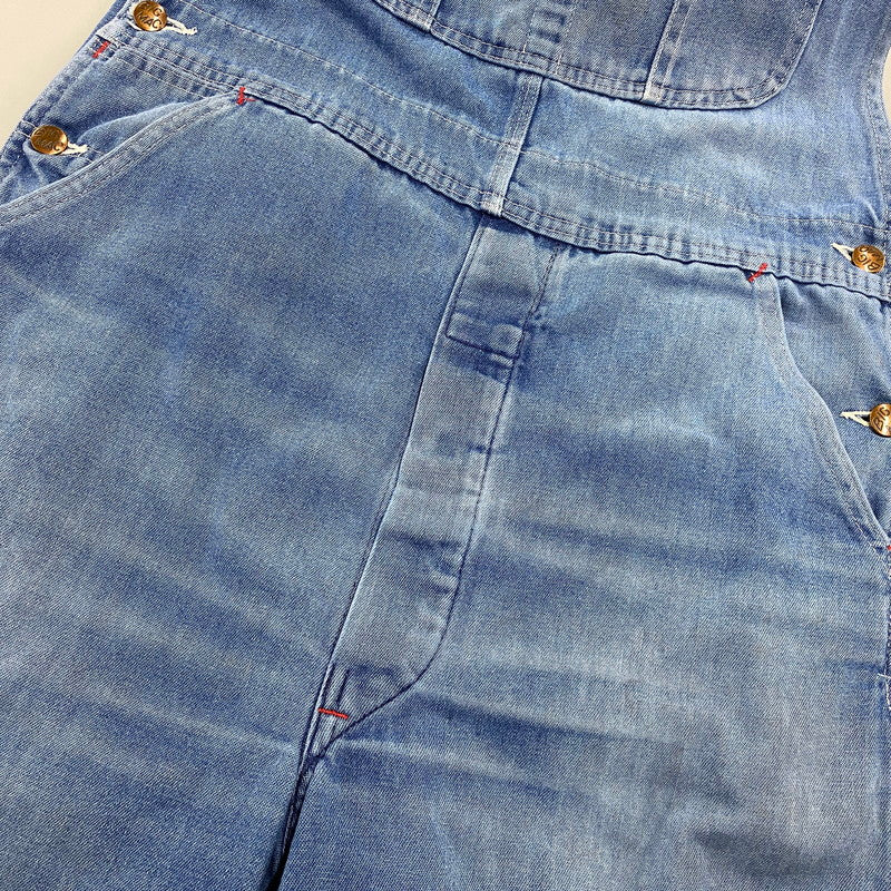 【中古品】【メンズ】 BIG MAC ビッグ マック 545-C1554N USA製 DENIM OVER ALL デニム オーバーオール ボトムス 157-261004-sm-18-izu サイズ：34×32 カラー：インディゴ 万代Net店
