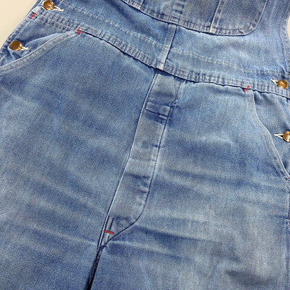 【中古品】【メンズ】 BIG MAC ビッグ マック 545-C1554N USA製 DENIM OVER ALL デニム オーバーオール ボトムス 157-261004-sm-18-izu サイズ：34×32 カラー：インディゴ 万代Net店