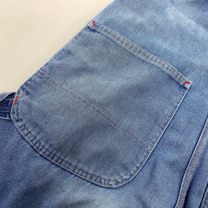 【中古品】【メンズ】 BIG MAC ビッグ マック 545-C1554N USA製 DENIM OVER ALL デニム オーバーオール ボトムス 157-261004-sm-18-izu サイズ：34×32 カラー：インディゴ 万代Net店