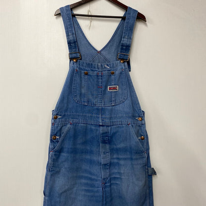 【中古品】【メンズ】 BIG MAC ビッグ マック 545-C1554N USA製 DENIM OVER ALL デニム オーバーオール ボトムス 157-261004-sm-18-izu サイズ：34×32 カラー：インディゴ 万代Net店