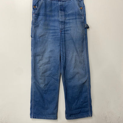 【中古品】【メンズ】 BIG MAC ビッグ マック 545-C1554N USA製 DENIM OVER ALL デニム オーバーオール ボトムス 157-261004-sm-18-izu サイズ：34×32 カラー：インディゴ 万代Net店