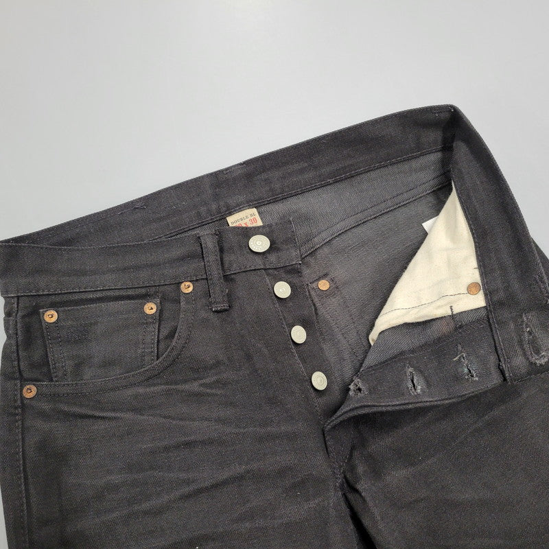【中古品】【メンズ】 RRL ダブルアールエル 782504838004 SLIM FIT JAPAN WOVEN JEANS スリム フィット ジャパン ウーヴン ジーンズ パンツ ボトムス ズボン 156-261006-cs-10-izu サイズ：29×30 カラー：ブラック 万代Net店