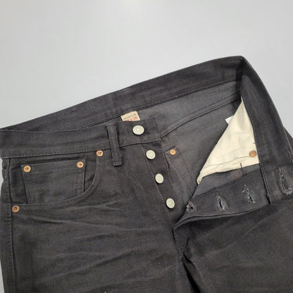 【中古品】【メンズ】 RRL ダブルアールエル 782504838004 SLIM FIT JAPAN WOVEN JEANS スリム フィット ジャパン ウーヴン ジーンズ パンツ ボトムス ズボン 156-261006-cs-10-izu サイズ：29×30 カラー：ブラック 万代Net店