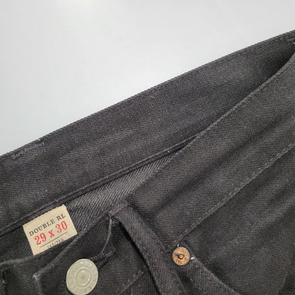 【中古品】【メンズ】 RRL ダブルアールエル 782504838004 SLIM FIT JAPAN WOVEN JEANS スリム フィット ジャパン ウーヴン ジーンズ パンツ ボトムス ズボン 156-261006-cs-10-izu サイズ：29×30 カラー：ブラック 万代Net店